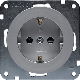 Розетка Malva 1 постовая с заземлением СП