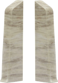 Заглушка напольного плинтуса WINART QUADRO супрема 80 мм 2 шт