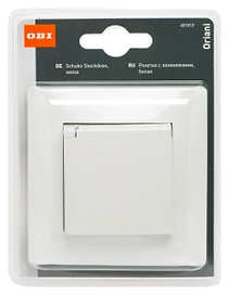 Розетка Oriani 401813 СП 1 постовая с заземлением