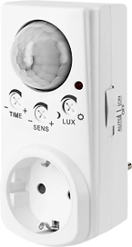 Датчик движения и розетка штепсельная