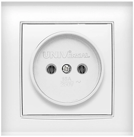 Розетка UNIVersal Бриллиант 7947588