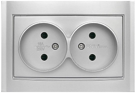 Розетка UNIVersal Бриллиант 7949766