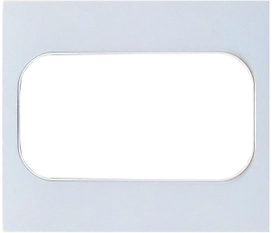 Рамка EKF Стокгольм для розетки 2-местная белая