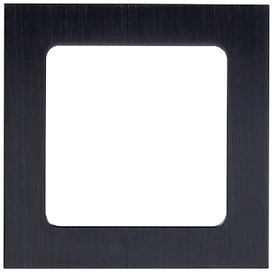 Рамка EKF Стокгольм 1-местная металлическая черная