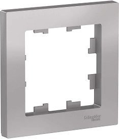 Рамка Schneider Electric AtlasDesign 1 пост алюминий