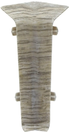 Внутренний угол напольного плинтуса WINART QUADRO альпака 80 мм 2 шт