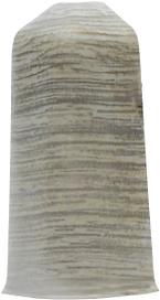 Наружный угол напольного плинтуса WINART QUADRO альпака 80 мм 2 шт