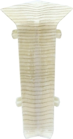 Внутренний угол напольного плинтуса WINART QUADRO амаро 80 мм 2 шт