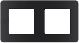 Рамка 2 поста LEGRAND INSPIRIA антрацит