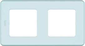 Рамка Legrand Inspiria 2 поста мятный