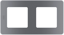 Рамка 2 поста LEGRAND INSPIRIA дымчатый