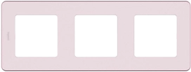 Рамка Legrand Inspiria 3 поста розовый