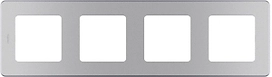 Рамка 4 поста LEGRAND INSPIRIA алюминий