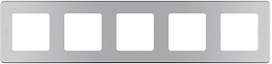 Рамка 5 постов LEGRAND INSPIRIA алюминий