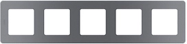 Рамка 5 постов LEGRAND INSPIRIA дымчатый