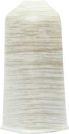 Наружный угол напольного плинтуса WINART QUADRO льняной 80 мм 2 шт