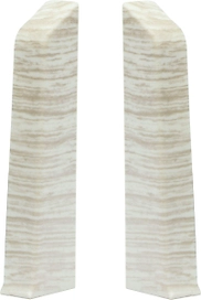 Заглушка напольного плинтуса WINART QUADRO льняной 80 мм 2 шт