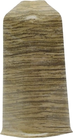 Наружный угол напольного плинтуса WINART QUADRO дуб лофт 80 мм 2 шт