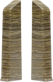 Заглушка напольного плинтуса WINART QUADRO дуб лофт 80 мм 2 шт