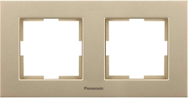 Рамка Panasonic Karre Plus 2 поста бронза