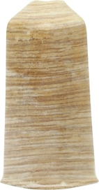 Наружный угол напольного плинтуса WINART QUADRO дуб летний 80 мм 2 шт