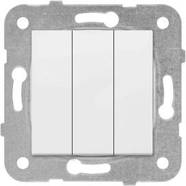 Выключатель Panasonic Karre Plus WKTT00152WH-RU 3 клавиши белый
