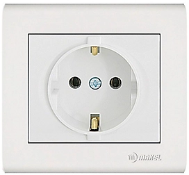 Розетка Makel Manolya 41001028 белая