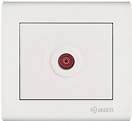 Розетка Makel MANOLYA TV 4 DB белый