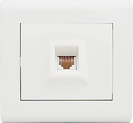 Розетка MAKEL Manolya белая