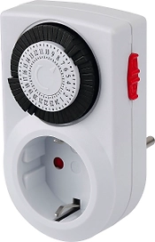 Розетка с таймером 391564 белая