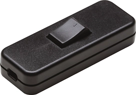 Выключатель OBI 540186 проходной черный