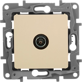 Розетка Legrand Etika TV звезда бежевый
