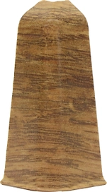 Наружный угол напольного плинтуса WINART TERA антрацит 72 мм 2 шт