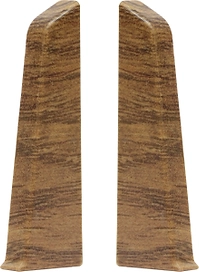 Заглушка напольного плинтуса WINART TERA антрацит 72 мм 2 шт