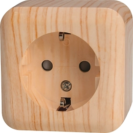 Розетка OBI 311448 дуб коричневый