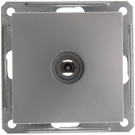 Розетка Schneider Electric W59 TV серебряный