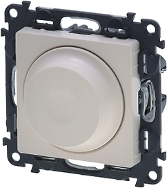 Диммер Legrand Valena Life с поворотной ручкой серый