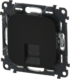 Розетка Legrand Valena Allure RJ45 черный