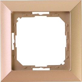 Рамка OBI Julietta 1 пост бежевая