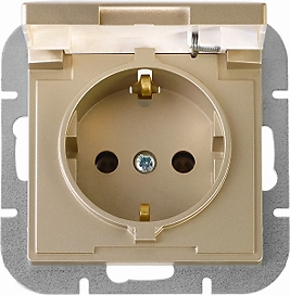 Розетка OBI Julietta 1 пост атлас