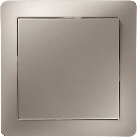 Выключатель OBI Maribo 1 клавиша серебро