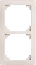 Рамка OBI MARIBO 2 поста белая