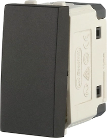 Переключатель CROSSLINK LK45 1 клавиша черный бархат 45Х22,5 мм