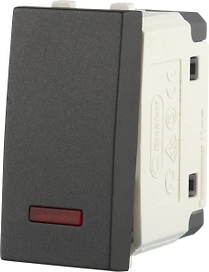 Переключатель CROSSLINK LK45 1 клавиша с индикацией черный бархат