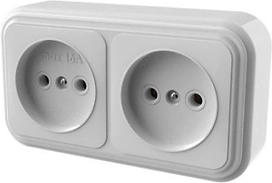 Розетка Duwi Palazzo 26410 2 поста бежевый