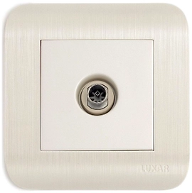 Розетка LUXAR Deco 10.040.01