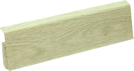 Напольный плинтус WINART QUADRO ПВХ Льняной 2200x80 мм