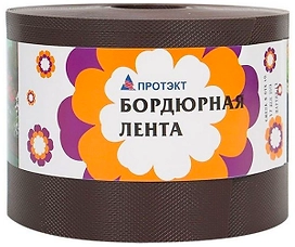 Лента бордюрная Протэкт 3000 см коричневая 0,15х30 м