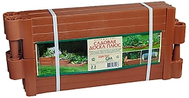 Забор для клумб МастерСад Садовая доска плюс 220 см терракот