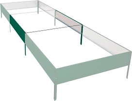 Бордюр для клумб БЛАГО 100х70 см зеленый